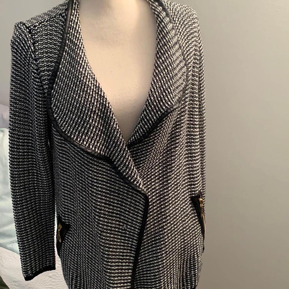 Open front cardigan sweater